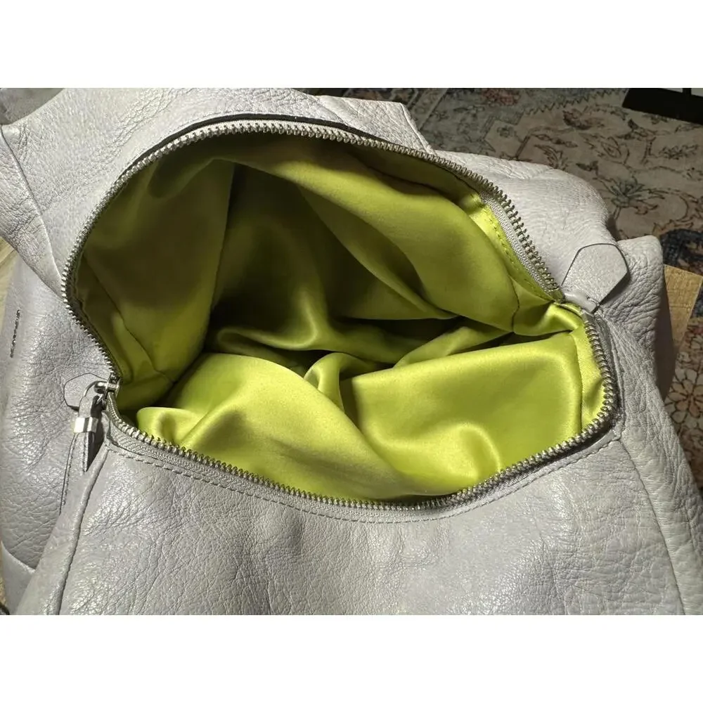 Coach Pebbled Leather Gray Hobo Shoulder Bag c.2010 - Picture 6 of 9